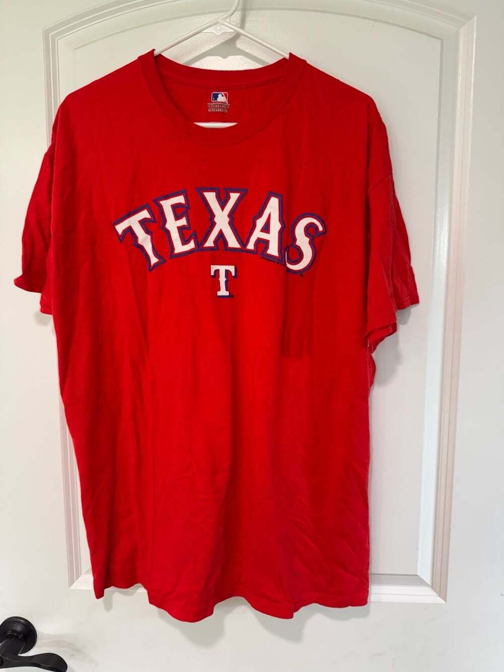 Texas Rangers MLB Red Graphic T Shirt Baseball Fan Game Day Men’s XL